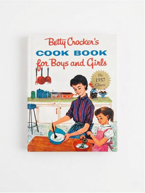 Vintage Betty Crocker Kids Cookbook for Boys and Girls Hardcover Cookbook